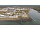 Expansive aerial view of the estate with beautiful waterfront homes in a scenic location at 1466 Mizzen Aly, Johns Island, SC 29455