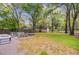 Backyard offering a garden, a chicken coop, a fire pit, and a storage shed at 1531 Seacroft Rd, James Island, SC 29412