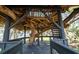 Unique covered treehouse with ladder access and railings for safety with an expansive view at 1555 Willtown St, Daniel Island, SC 29492