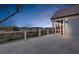 Picturesque view from a spacious back deck, featuring cable railings and a glimpse of the surrounding landscape at 1857 W Canning Dr, Mount Pleasant, SC 29466
