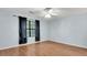 Cozy bedroom with wood-look flooring and a ceiling fan at 188 Ponderosa Dr, Ladson, SC 29456