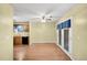 Bright dining area featuring wood-look flooring and backyard access at 188 Ponderosa Dr, Ladson, SC 29456
