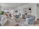 Inviting living room with stylish furniture, decor, and an open layout at 202 Garden Gate Way, Summerville, SC 29486