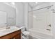 Full bathroom with a vanity, toilet, and tub/shower combo at 215 Overcup Loop, Summerville, SC 29486