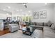 Open-concept living space with a kitchen, dining area, and living room, perfect for entertaining and modern living at 3010 Emma Ln, Mount Pleasant, SC 29466