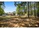Large backyard with pool, deck, playhouse and storage shed surrounded by mature trees at 4429 Highway 162, Hollywood, SC 29449