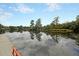 Scenic water view reflecting the sky with a wooden dock extending into the calm water at 506 Fairington Dr, Summerville, SC 29485