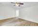 A bedroom featuring neutral paint, light wood floors and bright natural light from the doorway at 509 Hill St, Moncks Corner, SC 29461