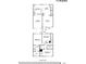 Detailed floor plan showcasing the layout of the two-story home with labeled rooms and dimensions at 5520 Bowmore Blvd, Ravenel, SC 29470
