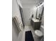 Well-lit bathroom featuring a vanity with a marble counter, plus a toilet and hexagon tiled floor at 640 Semaht St, Charleston, SC 29412