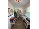 Bright home office with shiplap accent wall and functional workspace at 640 Semaht St, Charleston, SC 29412