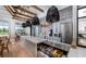 Stylish community kitchen and snack bar with modern appliances, a beverage cooler, and seating at 96 French Garden Cir, Summerville, SC 29486