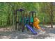 Playground with climbing frame, slides, and other equipment providing a fun outdoor recreation area at 104 Leighton Ct, Summerville, SC 29485
