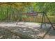 Swings at the playground with an inviting recreational space for residents at 104 Leighton Ct, Summerville, SC 29485