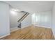 Spacious living area featuring wood floors, stairs, and modern paint at 1421 Dove Run Dr # C, Charleston, SC 29412