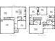 Detailed floor plan showcasing the layout of the home's first and second floors at 181 Morning View Way, Moncks Corner, SC 29461