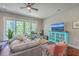 Comfortable living room with a large window overlooking lush greenery at 1816 Orangeburg St, North Charleston, SC 29405