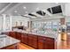 Spacious kitchen with granite counters, seating, and stunning views at 1954 Sandy Point Ln, Mount Pleasant, SC 29466