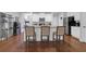 Modern kitchen featuring white cabinets, stainless steel appliances, and granite countertops at 2338 Kings Gate Ln, Mount Pleasant, SC 29466