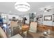 Open concept living space with a modern kitchen and dining area with views throughout at 2338 Kings Gate Ln, Mount Pleasant, SC 29466