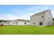 Expansive backyard featuring a lush green lawn and views of neighboring houses under a partly cloudy sky at 293 Watersglen Dr, Summerville, SC 29486