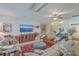 Comfortable living area with couches, a ceiling fan, and a view into other rooms at 3697 Stamler Ct, Mount Pleasant, SC 29466