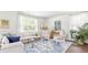 Bright and airy living room with a large window, stylish decor, and comfortable seating at 384 Willows Crescent Dr, Moncks Corner, SC 29461