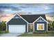 Charming single-Gathering home boasts a classic design, complemented by a well-manicured lawn and an attached garage at 406 Peachwood Ln, Moncks Corner, SC 29461