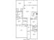 Detailed first floor plan showcasing the layout of the spacious home at 406 Peachwood Ln, Moncks Corner, SC 29461