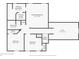 Second floor layout featuring a primary bedroom with ensuite bathroom and walk-in closet plus two additional bedrooms and loft at 407 Burton Ave, Summerville, SC 29485