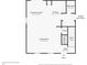 Layout of the first floor of a two-story house, including living room, kitchen, and breakfast nook at 407 Burton Ave, Summerville, SC 29485