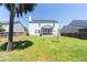 Large backyard with a well-maintained lawn and privacy fence, providing ample space for entertainment and recreation at 5007 Ballantine Dr, Summerville, SC 29485