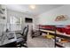 Modern bedroom with lofted bed, stylish desk, and comfortable gaming chair at 708 Professor Dr, Ladson, SC 29456