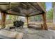 Relaxing outdoor gazebo complete with grill and comfortable seating area at 708 Professor Dr, Ladson, SC 29456