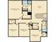 Second-floor floor plan with an owner's suite, three bedrooms, two bathrooms, and a loft at 86 Red Bluff St, Summerville, SC 29483