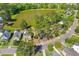 Aerial view of a neighborhood with homes surrounding a tranquil lake at 8961 N Red Maple Cir, Summerville, SC 29485