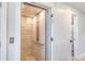 Interior view of the residential elevator with wooden walls and ceiling at 9 Marsh Island Ln, Isle of Palms, SC 29451
