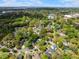 Expansive aerial view featuring tree-covered neighborhoods and glimpses of a commercial area at 1 Colleton Dr, Charleston, SC 29407