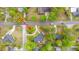 Aerial view of a home on a street, marked with an arrow pointing to the property at 100 Nighthawk Ln, Summerville, SC 29485