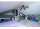 Slanted ceiling bedroom featuring comfortable carpet, bed, and furniture at 100 Nighthawk Ln, Summerville, SC 29485