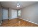 Neutral bedroom offers great natural light and features a closet with sliding doors at 100 Nighthawk Ln, Summerville, SC 29485