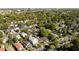 Expansive aerial view of a vibrant residential neighborhood with mature trees and diverse architectural styles at 1012 Ashley Ave, Charleston, SC 29403
