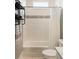 Clean bathroom with white subway tile shower/tub and modern fixtures at 1012 Ashley Ave, Charleston, SC 29403