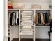 Organized closet with shelves and hanging space for clothes and linens at 1012 Ashley Ave, Charleston, SC 29403