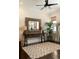 Charming entryway featuring stylish console table, accent lighting, and a decorative mirror at 1012 Ashley Ave, Charleston, SC 29403