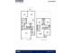 Detailed floor plan showcasing the layout of a two-story home, including room dimensions at 1064 Forrest Creek Dr, Summerville, SC 29483