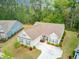 Well-maintained home with a two-car garage and lush landscaping at 1160 Old Field Dr, Summerville, SC 29483