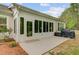 Back patio featuring an enclosed sunroom, and large patio perfect for grilling or relaxing at 1160 Old Field Dr, Summerville, SC 29483