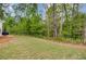 Well-maintained backyard lawn with partial view of wooded area offering a tranquil residential setting at 1160 Old Field Dr, Summerville, SC 29483