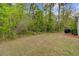Spacious backyard featuring a manicured lawn, natural surroundings and ample space for outdoor activities at 1160 Old Field Dr, Summerville, SC 29483
